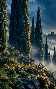 Blue Cypress